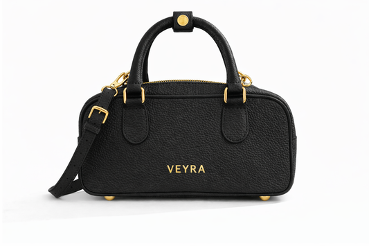 Borsa mini VEYRA con tracolla black