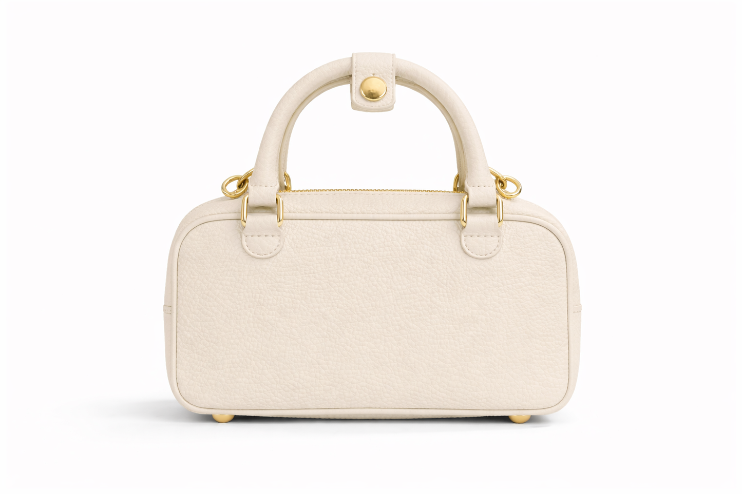 Borsa mini VEYRA con tracolla milk