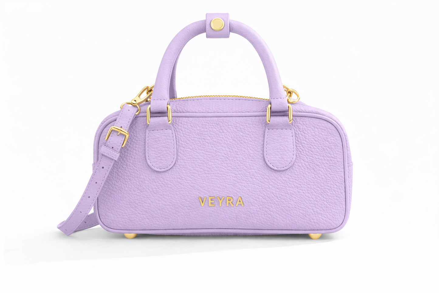Borsa mini VEYRA con tracolla lilac