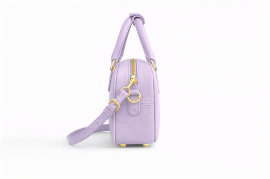 Borsa mini VEYRA con tracolla lilac